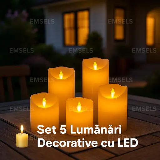 set lumanari