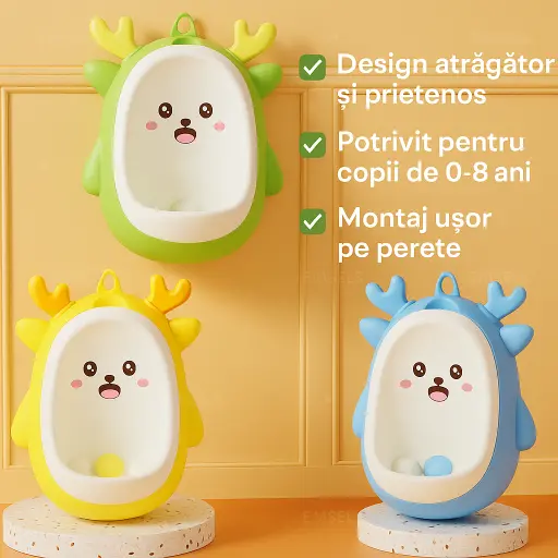 pisoar baieti cerb